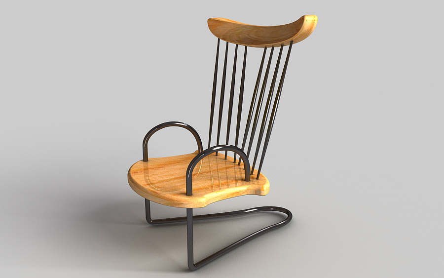 箭背钢管椅子|家具|工业/产品|NIBGNOHUW - 原创设计作品 